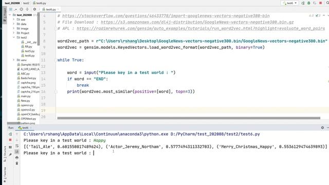 Python - NLP Gensim test - Find top 3 similar words смотреть онлайн