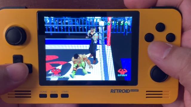 Retroid Pocket 2 - WCW vs The World (PlayStation 1) смотреть онлайн