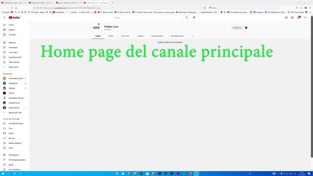NUOVO CANALE YOUTUBE per LIVE!!! смотреть онлайн
