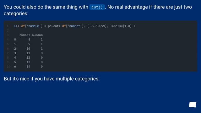 Pandas isin() function for continuous intervals смотреть онлайн
