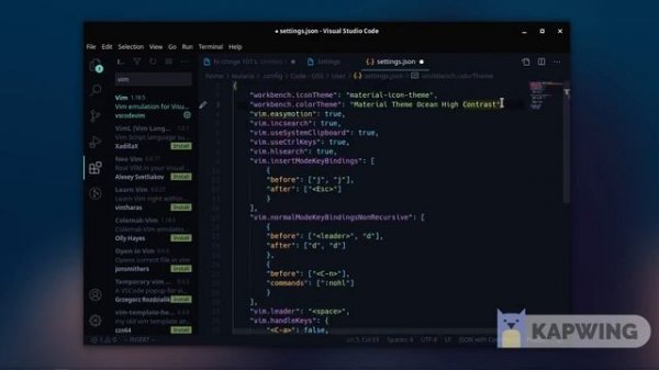 Customizing vs-code #1( setup vim in vscode )