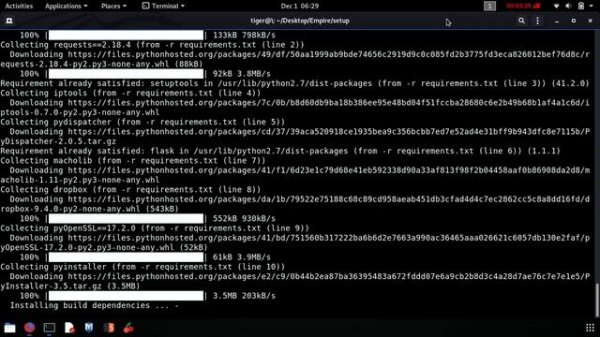 How to install Empire in Kali Linux with Github Repository