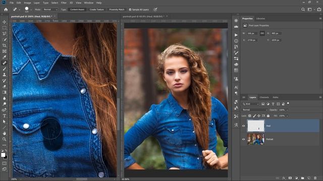 Edit FASTER With This Effective Photoshop Trick: Same Document In Two Windows - 90 Second Tip #09 смотреть онлайн