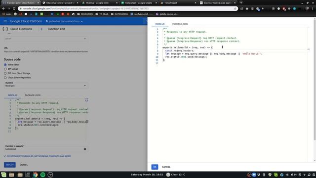 Google Cloud Functions смотреть онлайн