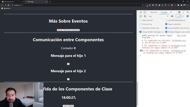Curso React: 13. Ciclo de Vida de los Componentes - jonmircha смотреть онлайн