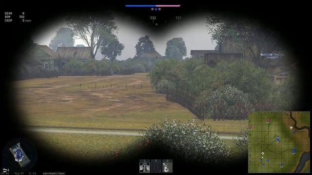 War Thunder. Как стрелять через бинокль. Наглядно.