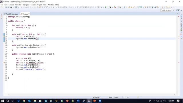 Method Overloading смотреть онлайн
