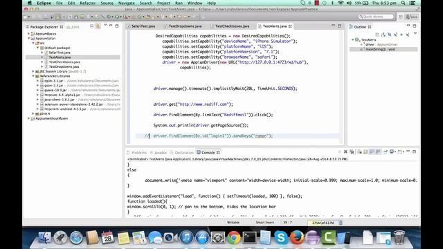 Appium IOS Tutorial Handling Javascript Alert смотреть онлайн