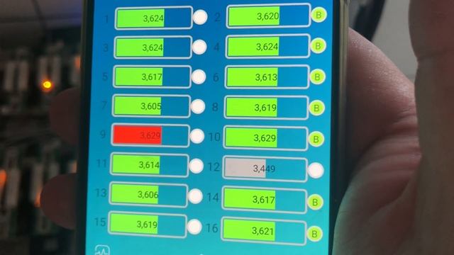 Балансировка сборки б/у Lifepo4 инвертором SILA #сэс#солнечныепанели#lifepo4#sila#