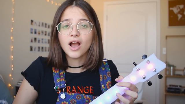 riptide - vance joy | LED ukulele cover смотреть онлайн
