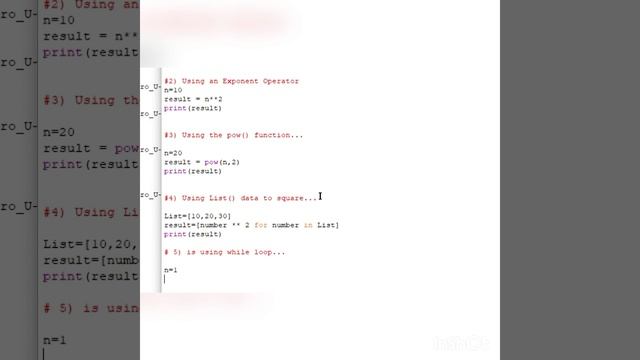 Today Prcticeing, ? python 1st N prime number & calculate list of square of number. смотреть онлайн