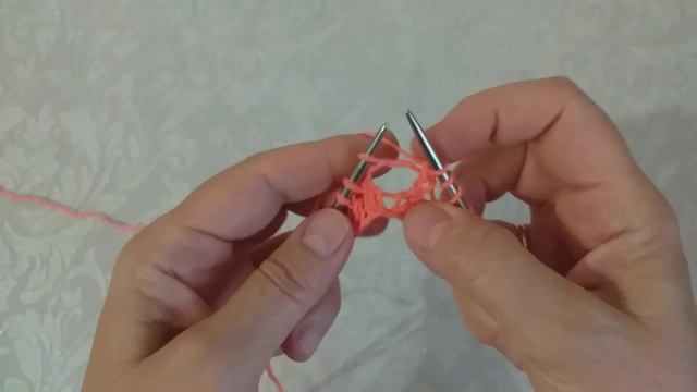 Узор "крупная сетка". смотреть онлайн
