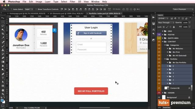 PSD to WordPress – Minimal Portfolio Theme: 07 Portfolio Index смотреть онлайн