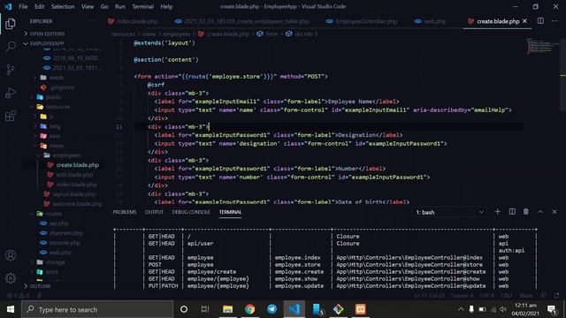 Laravel basic CRUD смотреть онлайн