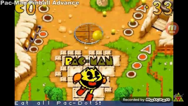 Pac-Man Pinball Advance Game Over смотреть онлайн