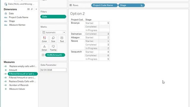 How to replace NULL or missing data with zeros or existing data using a parameter in Tableau смотреть онлайн