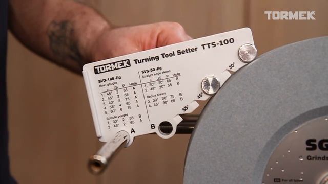 How to sharpen a gouge with the TTS-100 Turning Tool Setter смотреть онлайн