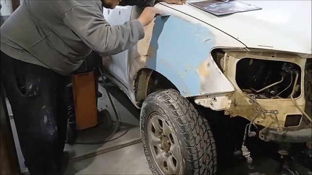 [БКЦ №8] Продолжение работ над Хайлюксом и ремонт заднего борта от L200. смотреть онлайн