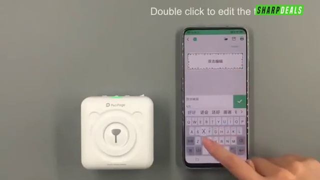 Portable Inkless Thermal Mini Bluetooth Printer for Android IOS Phones смотреть онлайн
