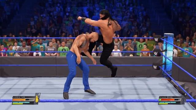 ROMAN REIGNS VS ANDREW TATE | SAMCKDOWN | WWE 2K22 GAMEPLAY смотреть онлайн