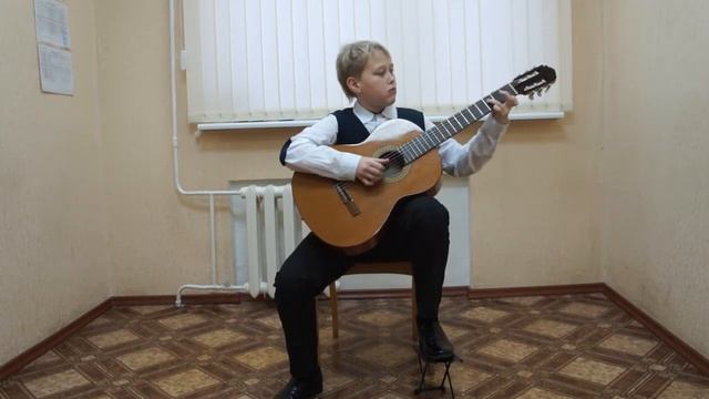 Ломако Михаил - И. Кузьмицкий "Вальс падающих снежинок", учитель: Иванютенко А. В. смотреть онлайн