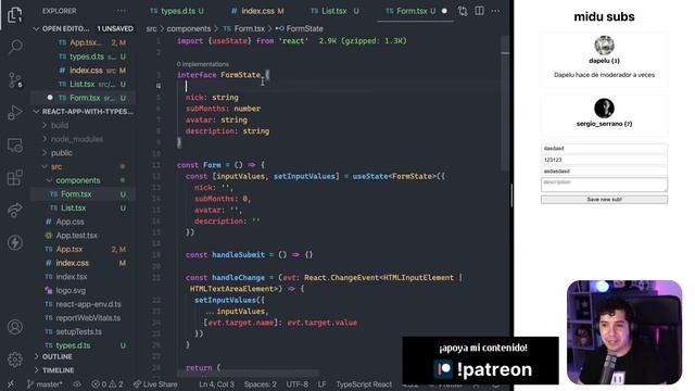 ⚛️ REACT + TYPESCRIPT: Creando un proyecto desde cero y paso a paso (Tutorial en español) смотреть онлайн