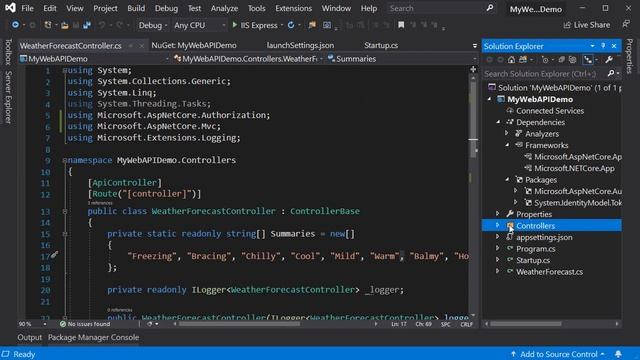 How to secure Web API in .NET Core using JWT Token смотреть онлайн