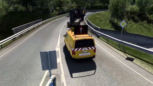 | ETS2 1.44 | Begleitfahrzeug + Schwertransport durch Österreich [GER/DE] смотреть онлайн