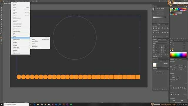 How to blend shapes along a custom path | Illustrator Tips смотреть онлайн