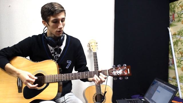 Как играть частушки на гитаре. Аккорды, бой. смотреть онлайн