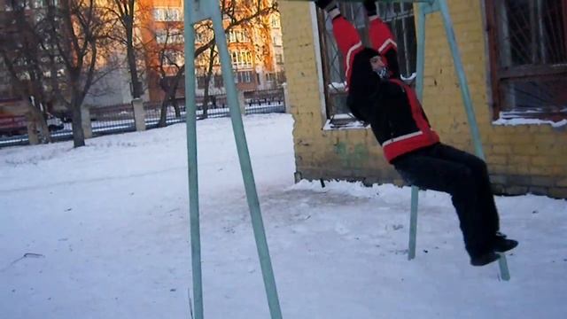 Подъём разгибом с поворотом на 180