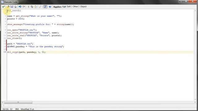 GameMaker 8 - ini File Encryption and Decryption смотреть онлайн