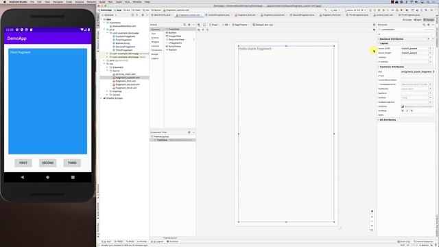 Initializing Fragments and Passing Data смотреть онлайн