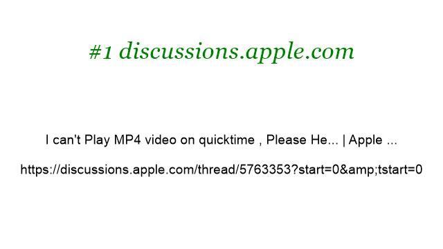 Quicktime Can't Play An MP4 смотреть онлайн
