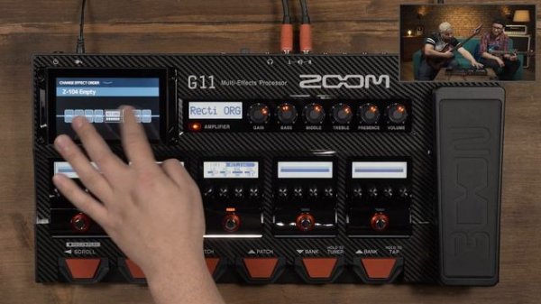 Гитарный процессор Zoom G11. Как нарулить крутой звук