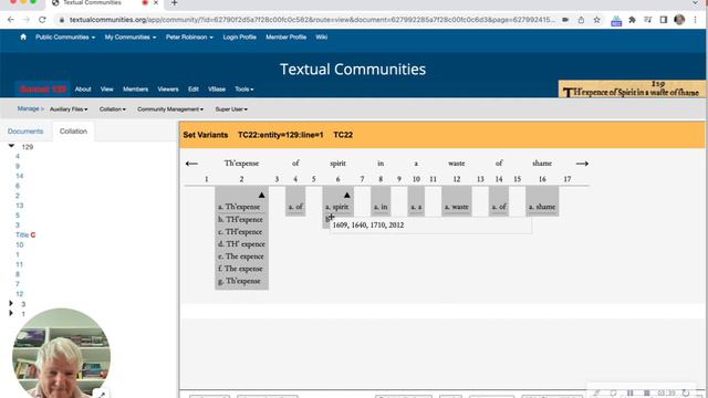 Sonnet 129 collation, first video смотреть онлайн