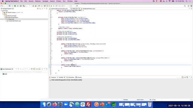 builder design pattern in java смотреть онлайн