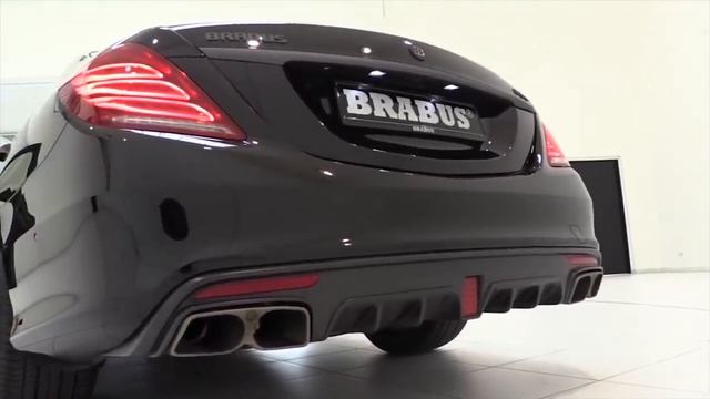 Brabus exhaust system Mercedes S class W222 S63 AMG смотреть онлайн