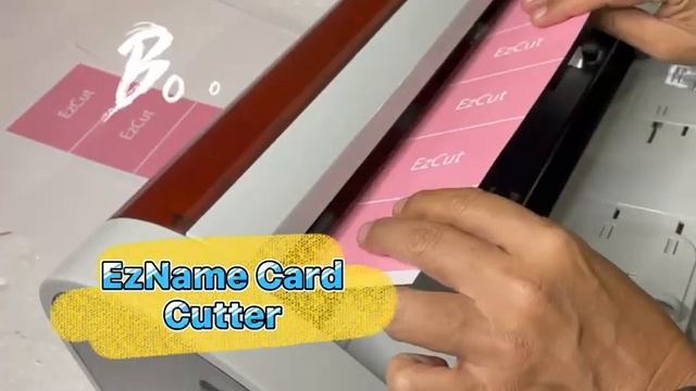 EzNameCard Cutter, semi auto name card cutter, A4 смотреть онлайн