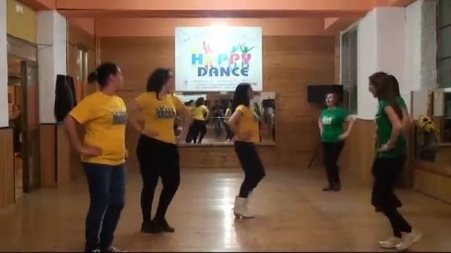 Tarantella sociale - Coreo Happy Dance .Rosy costanzo maestra rbl смотреть онлайн