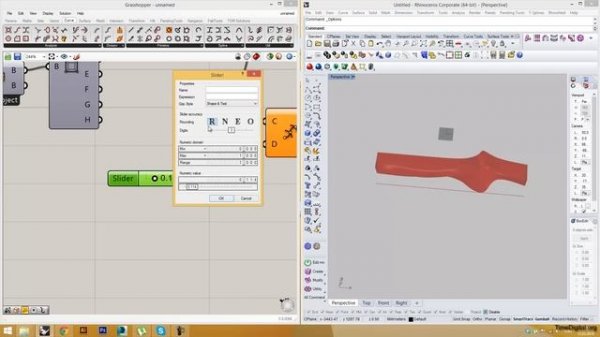 Урок по созданию секционного изделия в grasshopper 3d. Автор - Арсений Иванов. Timedigital.org