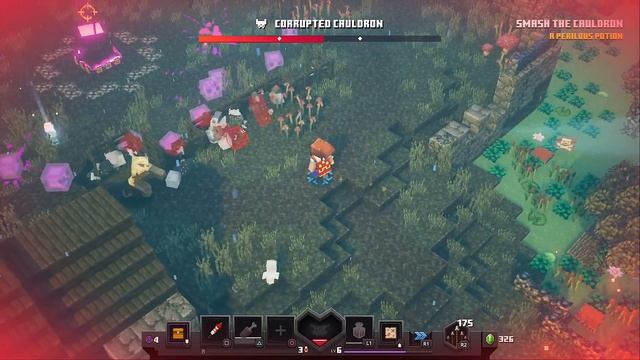 Minecraft Dungeons - Gameplay Walkthrough Part 2 - Soggy Swamp and Pumpkin Pastures (PS4) смотреть онлайн