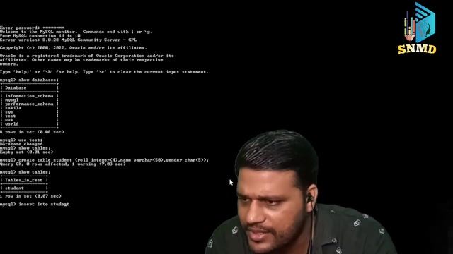 SQL | create table, insert into table, drop table | cbse class 12 term2 | by Vivek sir смотреть онлайн