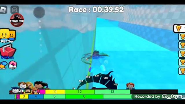 Roblox ta Swim Race Clicker oynadım hızım çok yüksek смотреть онлайн