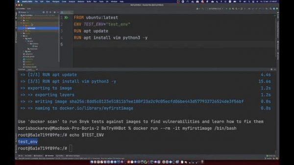 [Docker] Работа с Dockerfile