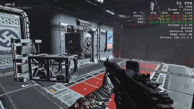 wolfenstein 2 the new colossus on geforce 940m смотреть онлайн