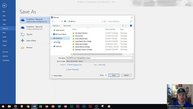 Word 2016 - How To Save a Word Document in Microsoft Office - Saving File on Hard Drive or USB Flas смотреть онлайн