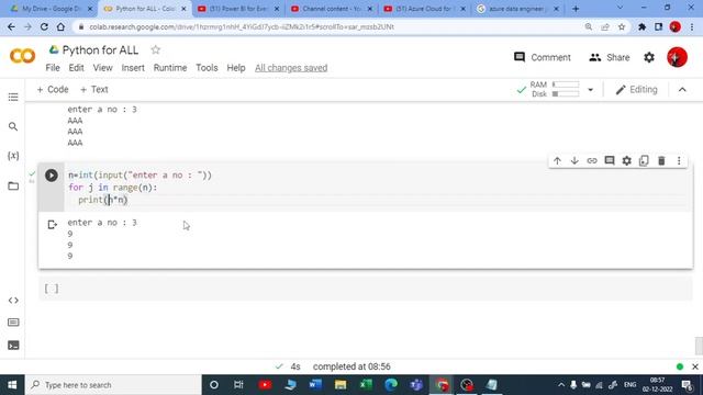 25. Rectangular Pattern 2 | Pattern Programs | Flow Control| Python for All | For Complete Beginner смотреть онлайн