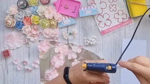 Foamiran Flower making tutorial смотреть онлайн
