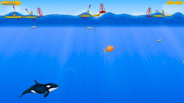 ВОТ ЭТО УЛОВ! СЪЕЛ САМОГО БОЛЬШОГО КИТА ЗА МАЛЕНЬКУЮ РЫБКУ - БЕЗУМНО ОПАСНОЕ ВЫЖИВАНИЕ В TASTY BLUE смотреть онлайн